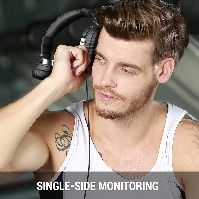 Oneodio Over Ear Headphones Hifi Studio DJ Headphone Wired Monitor Music Gaming Headset Earphone For Phone Computer PC With Mic - immagine 3