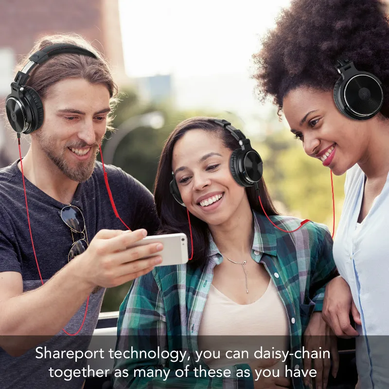 Oneodio Over Ear Headphones Hifi Studio DJ Headphone Wired Monitor Music Gaming Headset Earphone For Phone Computer PC With Mic - immagine 4